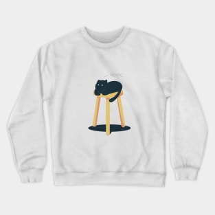 Nope Black Cat Crewneck Sweatshirt